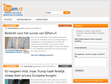 Tablet Screenshot of ispam.nl